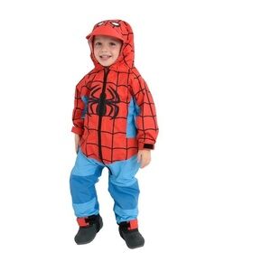 MARVEL toddlers Spiderman Rain suit romper jumpsuit 12-18M